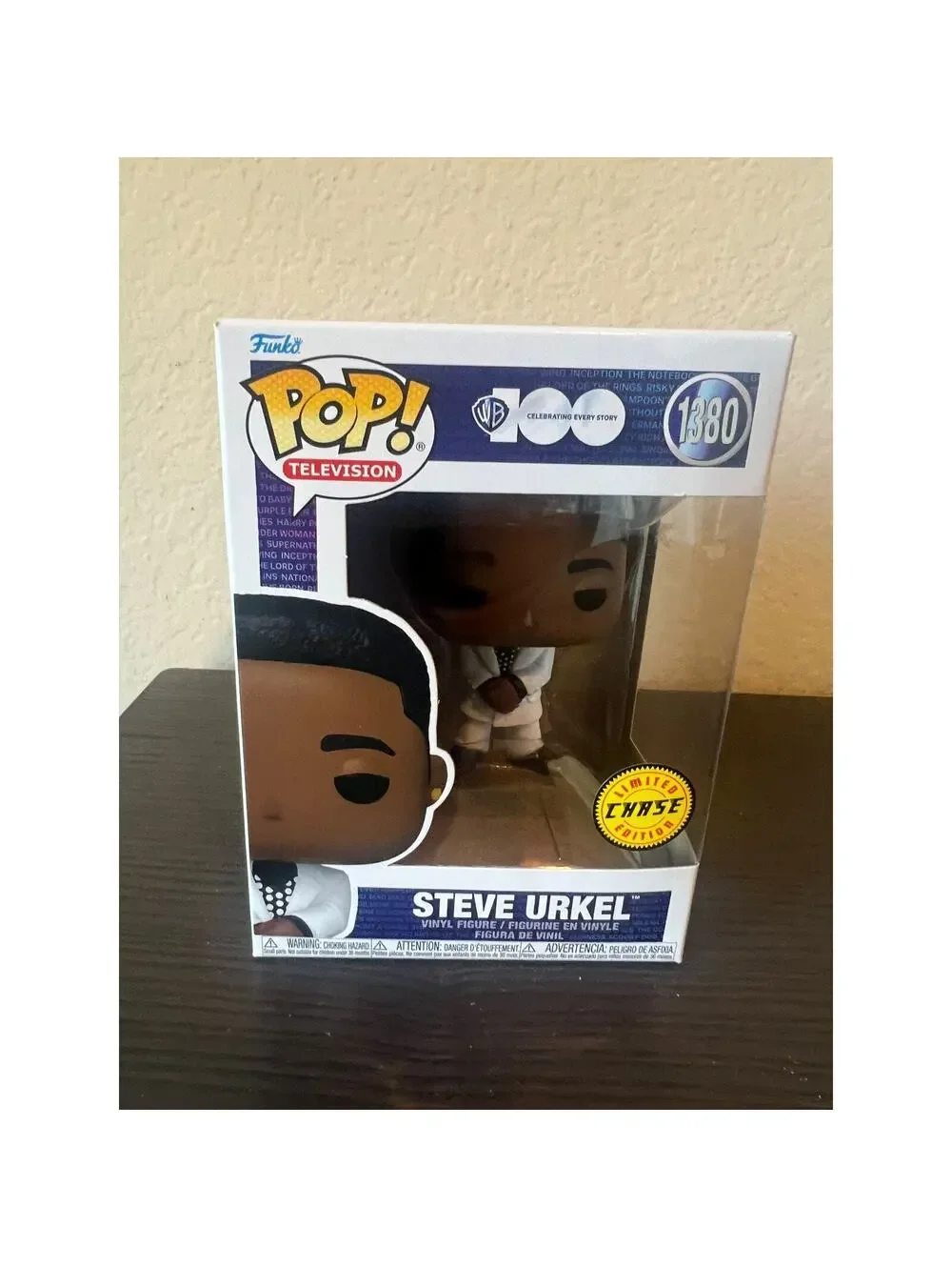 CHASE LIMITED EDITION Steve Urkel Stefan Funko Pop #1380 Family Matters TV Show